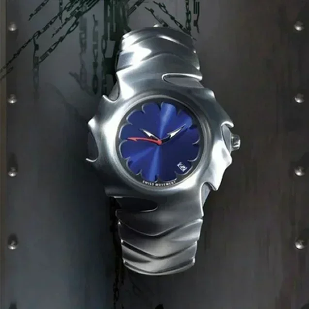 aok Original Blade Non-Mechanical Watch Men's Fashion Advanced Ins Special-Interest Design Watch for Women with logo