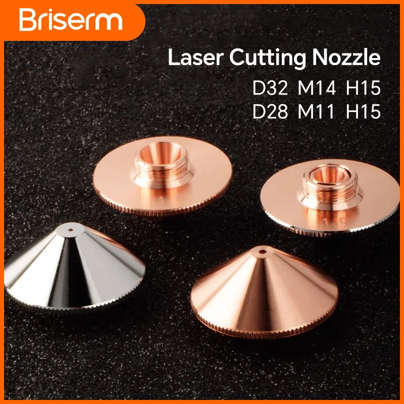 파이버 레이저 노즐 D28 M11 H11 H15 1.2 1.8 1.5 2.5 Raytools Precitec 레이저 커팅 헤드 부품 용 파이버 레이저 헤드 노즐