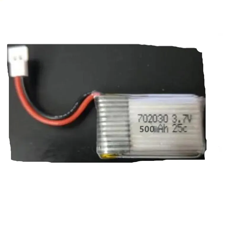 3.7V 652030 702030 500MAh 25C V977 Li-ion Li-po Rechargeable Battery For Remote Control Helicopter Drone Aircraft