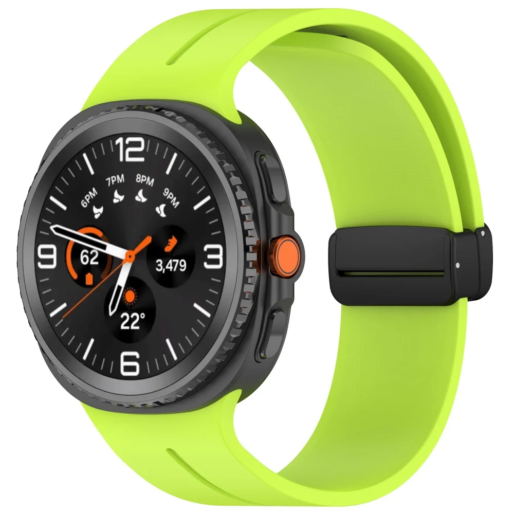 Magnetisches Silikonarmband für Samsung Galaxy Watch 9 8 44 mm 40 mm, Sportarmband für Samsung Watch 8 Classic 46 mm, Zubehör – Detail 15