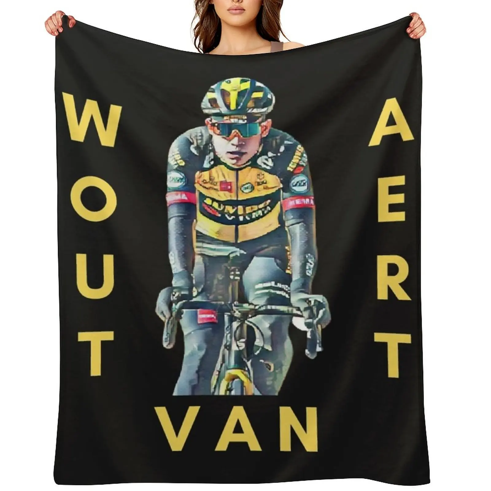 

Wout Van Aert Essential Wout Van Aert Throw Blanket for sofa Bed Fashionable Giant Sofa valentine gift ideas Blankets
