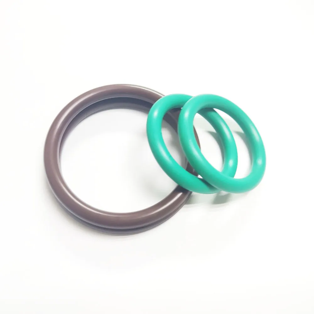 FKM O-Ring Kıyı Sertliği 90 Derece Kauçuk Conta Contası Dış Çap Özelleştirilmiş Flor Kauçuk Yıkayıcı Korozyon Direnci