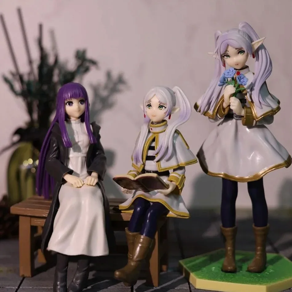 Frieren Anime Girl Action Figure: beyond Journey's End Stark/Fern Collectible Model Doll voor speelgoedverzamelaars