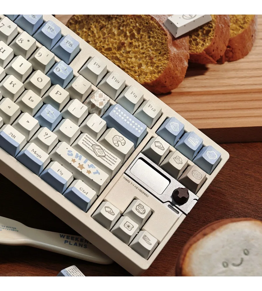 Custom mechanical keycaps simple keycaps original PBT fully five-sided sublimation