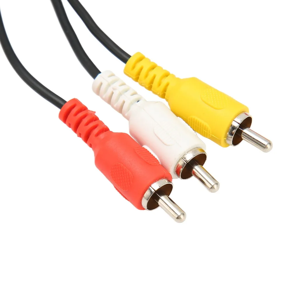 9 Pin Mini DIN to 6RCA Cable Stable Sound Clear Signal Composite Video Cable Flexible Plug and Play Audio Adapter Cable