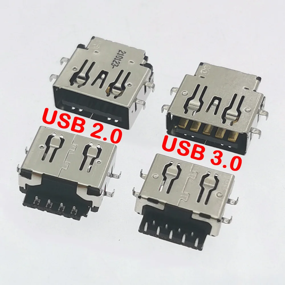 1PC USB 2.0 3.0 A Type Female Connector Jack USB3.0 USB2.0 Charging Socket Dock Port For Dell inspiron 5502 Motherboard Port