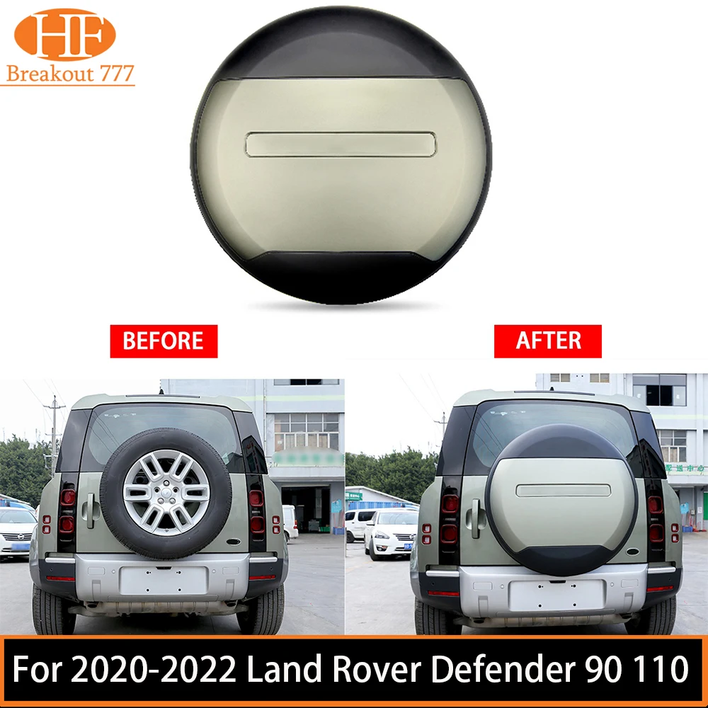 

For 2020-2022 Land Rover Defender 90 110 Rear Trunk Tyre Tire Wheel Cover Spare Tire Cover High Quality Exterior Accessories