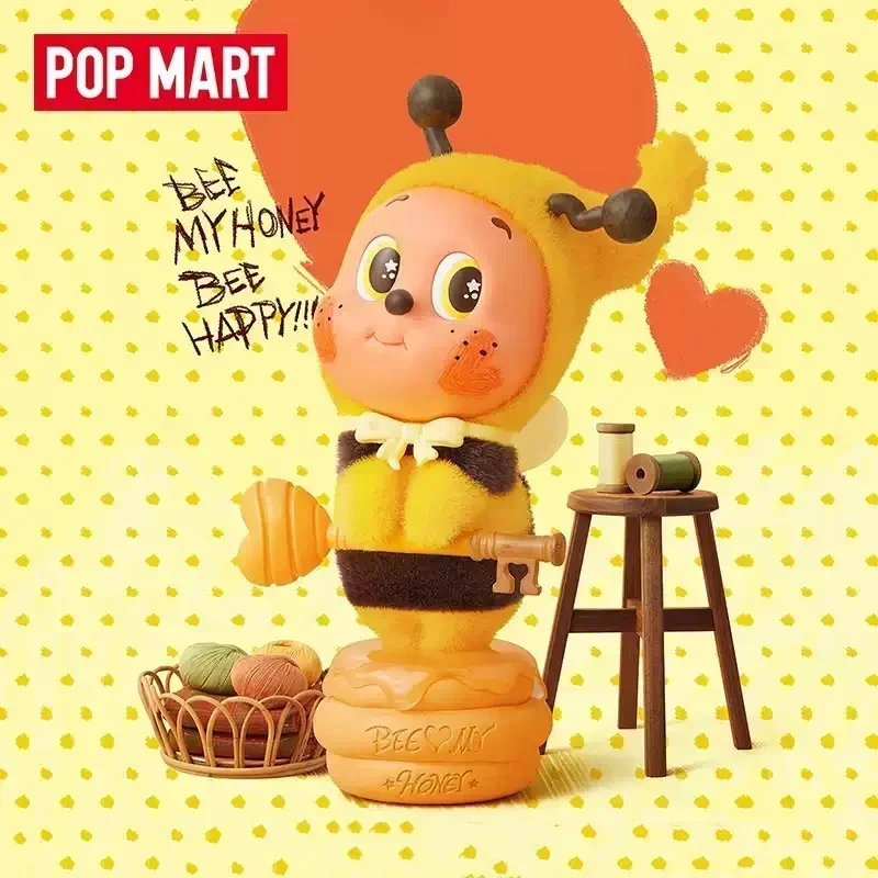 

POPMART Twinkle Twinkle Bee MyHoney Bee Happy Series Blind Box Cute Anime Figure Collection Mystery Doll Toy