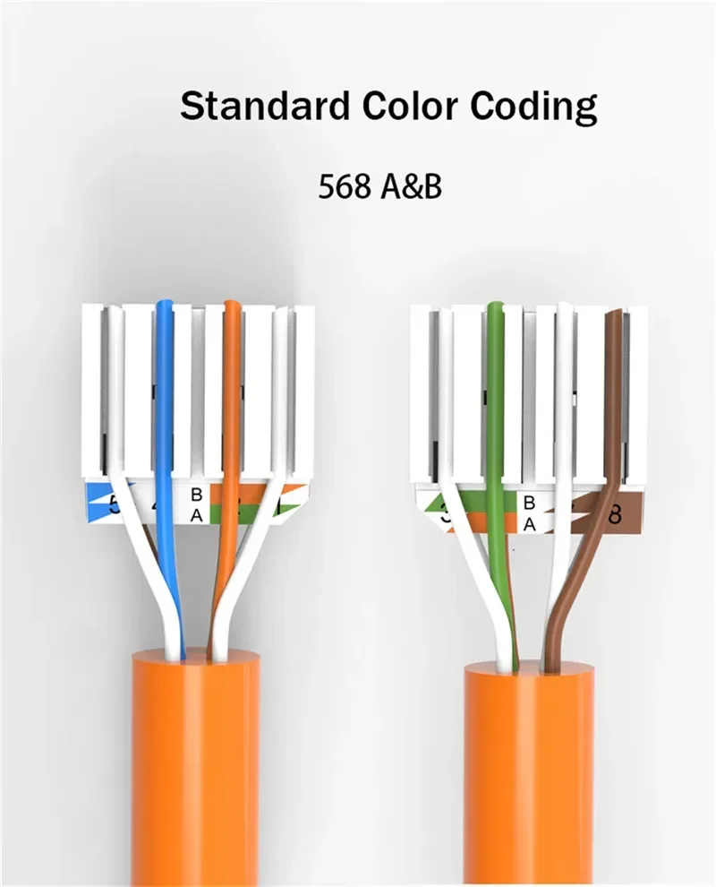 Cat 7 6a RJ45 Connector 8P8C STP Shielded Field Termination Plug for Cat7 Cat6a 23 24 26AWG Networking Cable With PCB Connectors