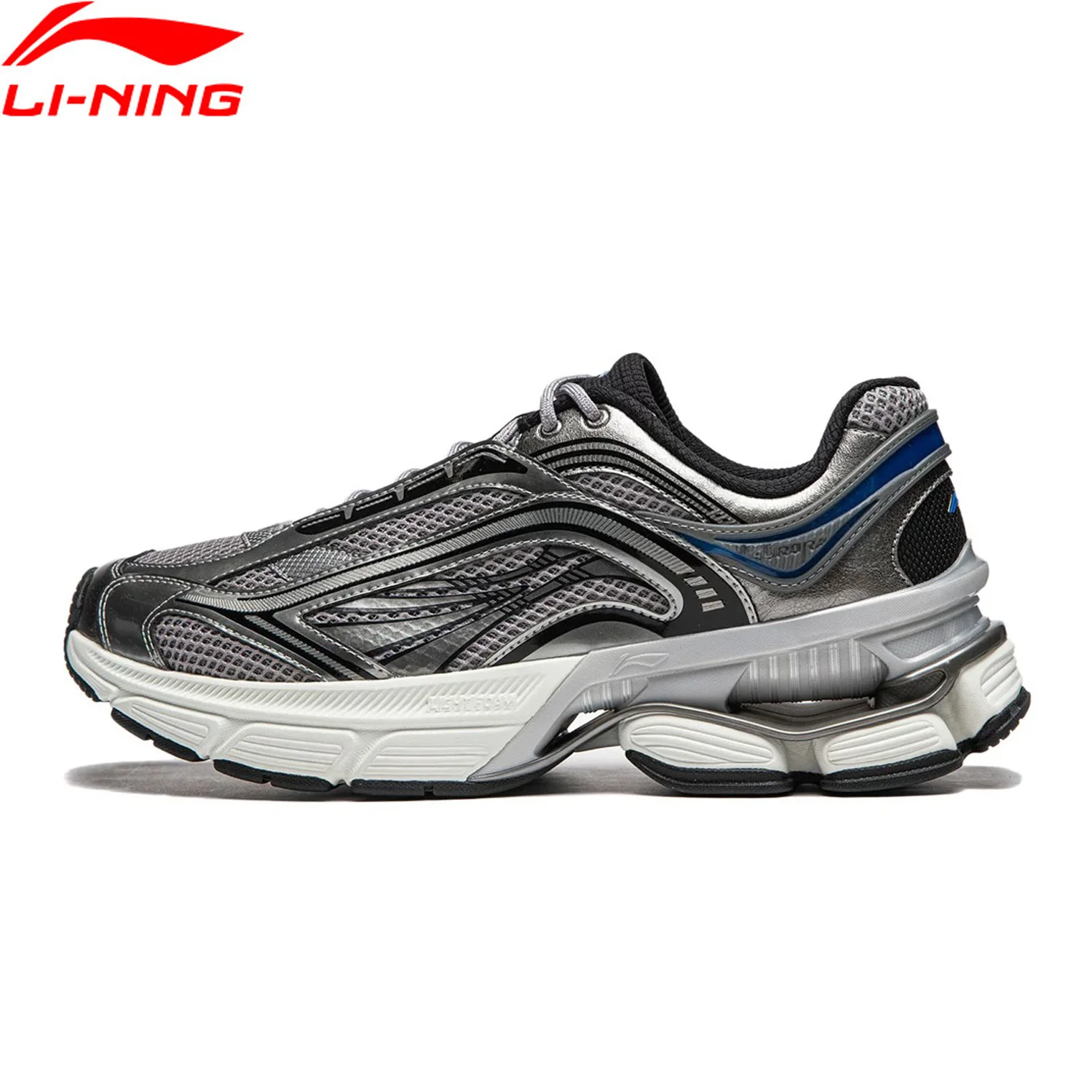 Li-Ning Men AURORA RENEW Classic Lifestyle Shoes Breathable Stylish Cushion Sport Shoes Leisure Comfort Walking Sneakers AGCU075