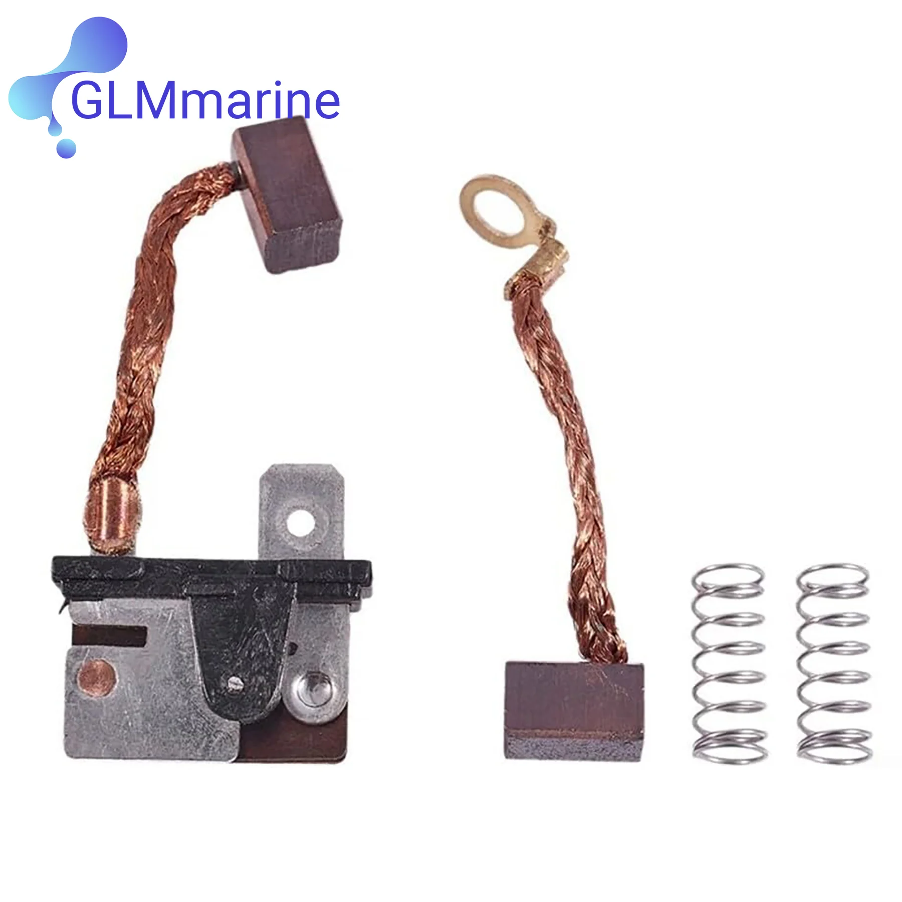 Juego de escobillas de carbón Breaker Comp 64E-43892 para motor fueraborda Yamaha Trim Tilt 115 130 150 155 175 200 225 250 HP 64E-43891