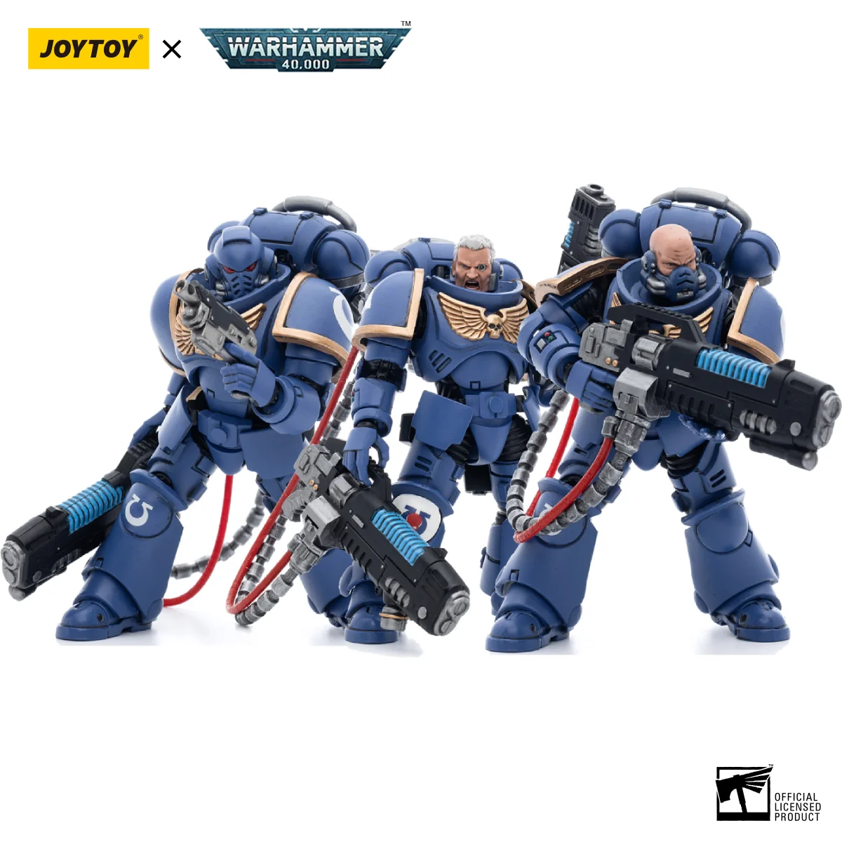 [متوفر] JOYTOY Warhammer 40k 1/18 شخصية الحركة Ultramarines Hellblasters 3 قطعة ألعاب نموذج عسكري أنيمي هدايا العيد
