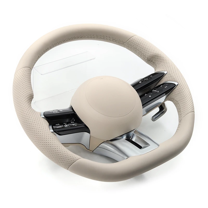 البيج عجلة توجيه سيارة التوصيل والمكونات لمرسيدس بنز AMG A C E S الفئة G63 C63 E63 S63 W212 W213 G500 GLA45 GLS63 W204 W205 #2