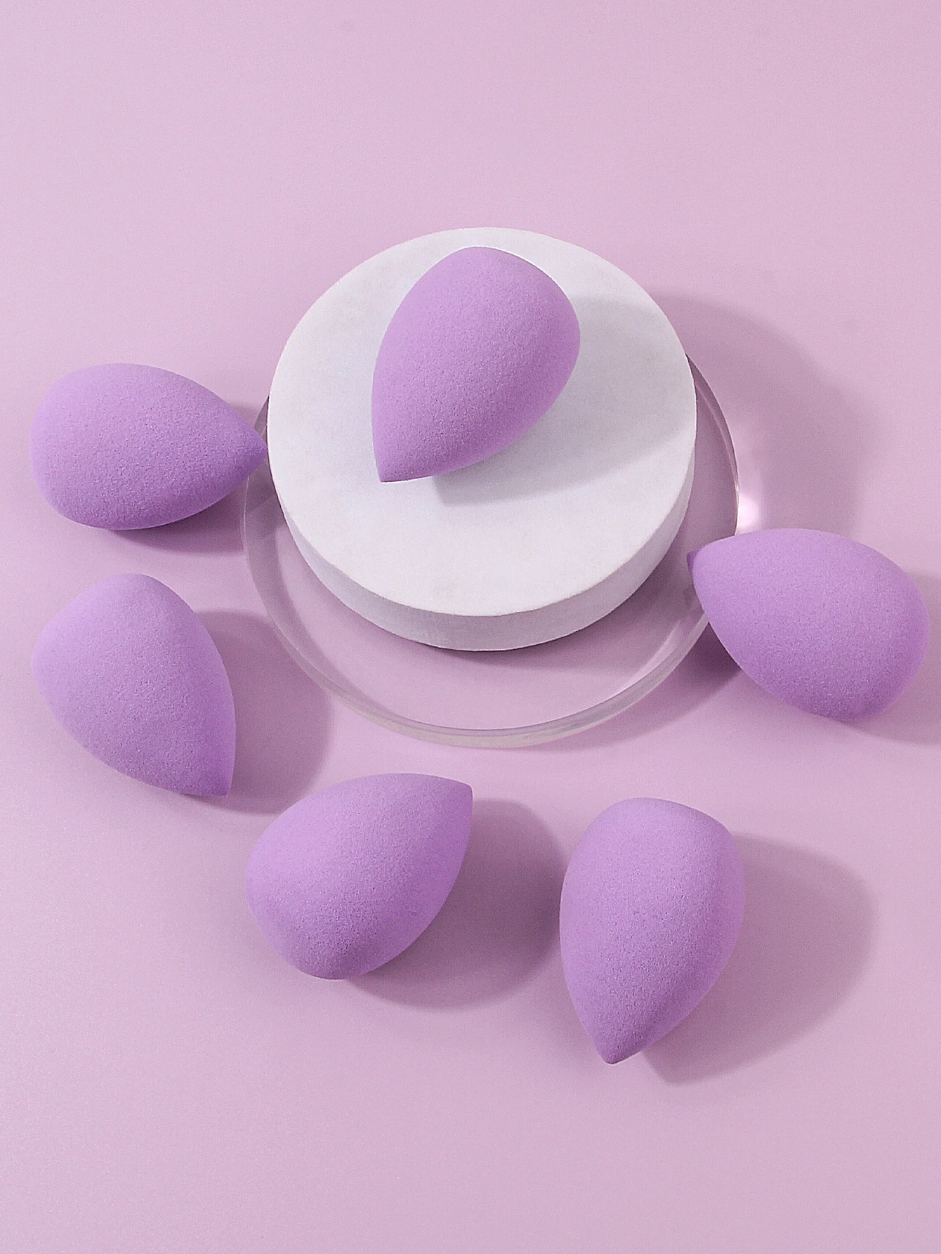 6pcs makeup sponge blender beauty egg blow cosmetic soft foundation sponges powder blow female make up accessories