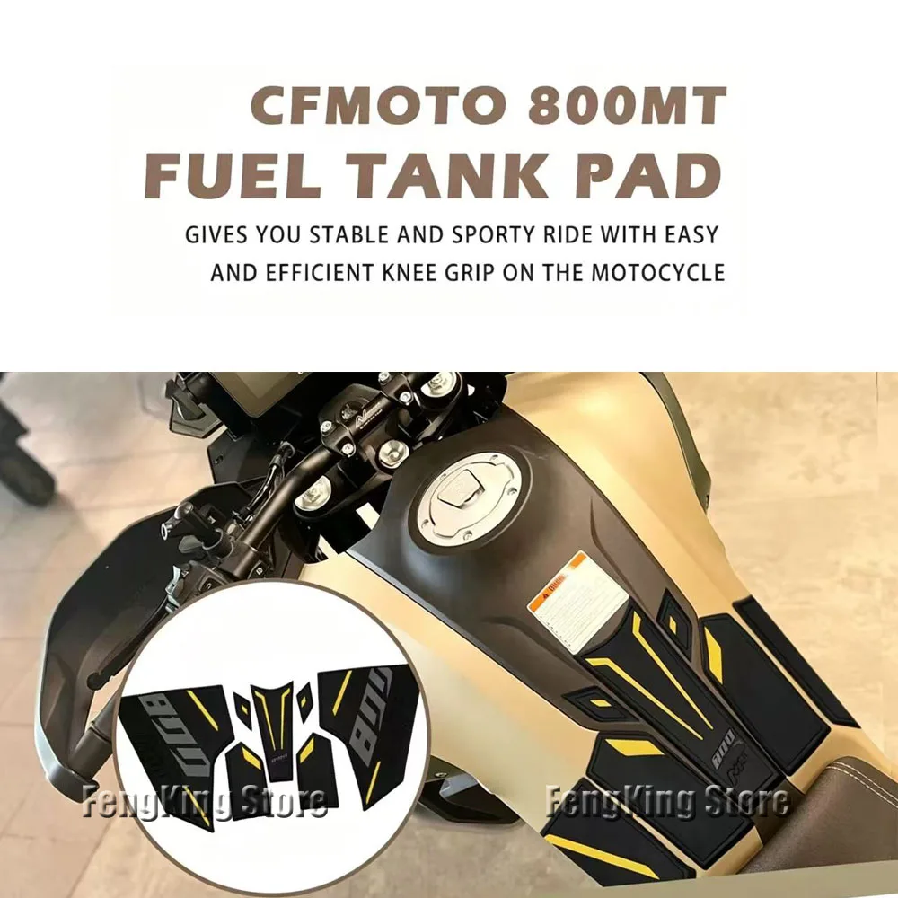 

For CFMOTO CF MOTO 800MT MT800 MT 800 MT CF800MT Motorcycle Fuel Oil Tank Pad Protector Stickers Gas Knee Grip Mat