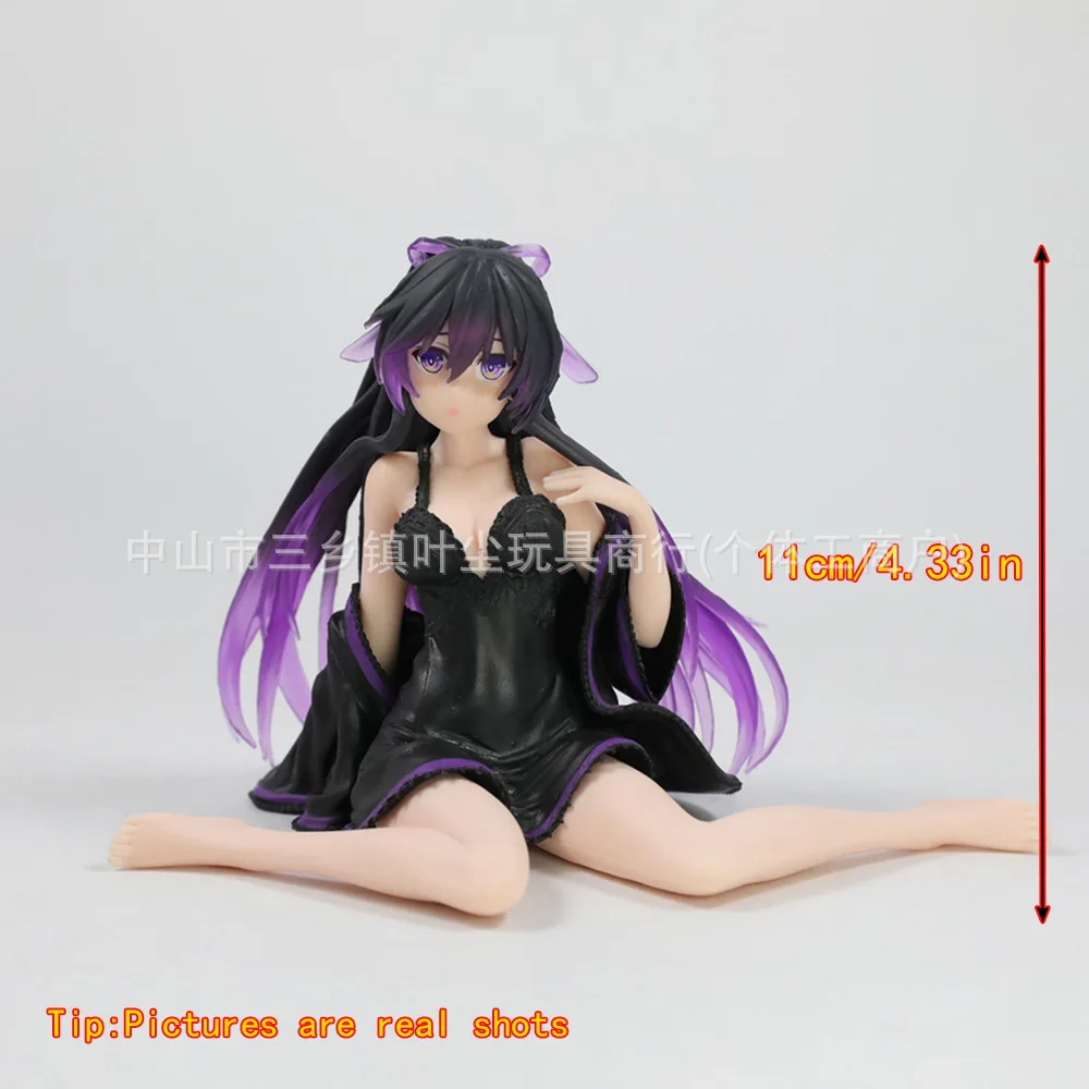 Anime DATE A LIVE Yatogami Tohka Postura seduta Action Figure Modello in PVC statua Giocattoli Ornamento da tavolo Regali da collezione