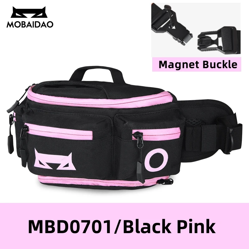 

Pink Motorcycle Waist Bag Outdoor Sport Belt Hip Bum Bags Waterproof Motorbike Tactical Travel Mobile Phone Purse Fanny Pack