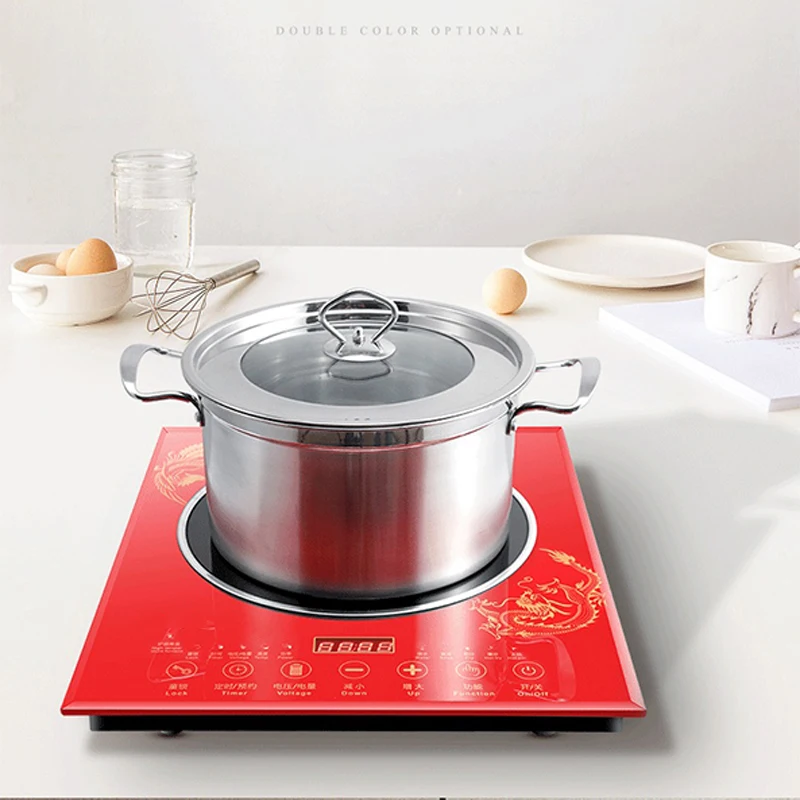 2200 واط رئيس واحد جزءا لا يتجزأ من طباخ التعريفي المنزلية عالية الطاقة اثارة فراي سطح المكتب التعريفي طباخ إناء/ قدر QL-603