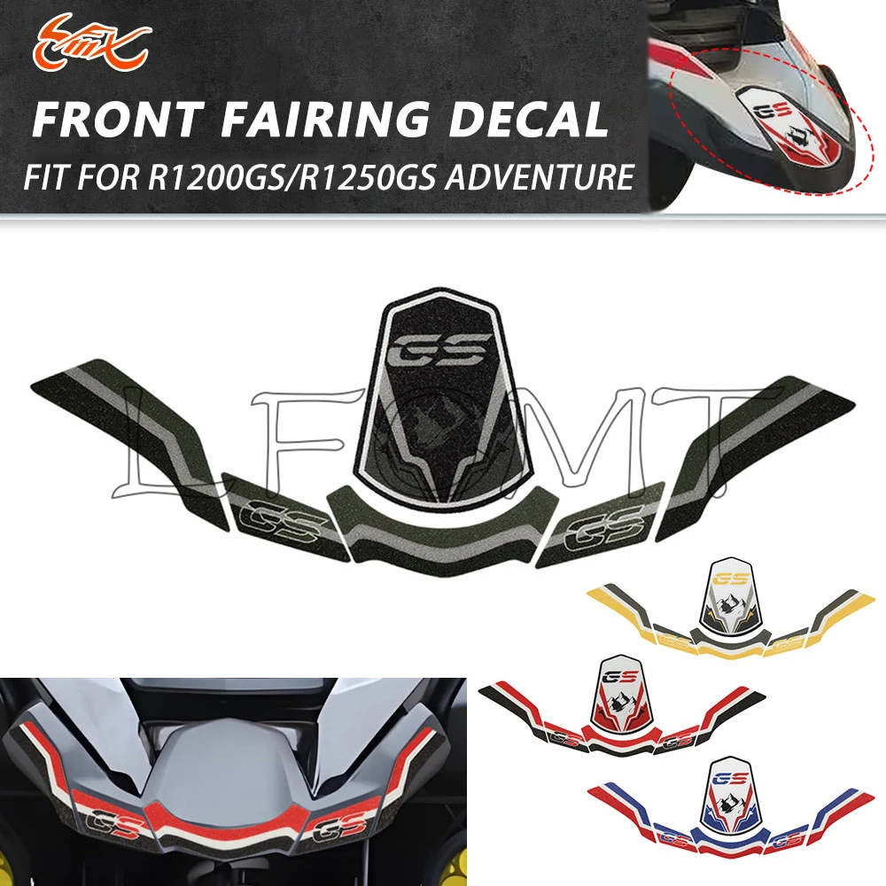 

Подходит для R1200GS ADV LC 14-19 R1250GS Adventure GSA 19-23, удлинитель переднего обтекателя клюва, удлинитель колеса, наклейка на крышку, матовая наклейка