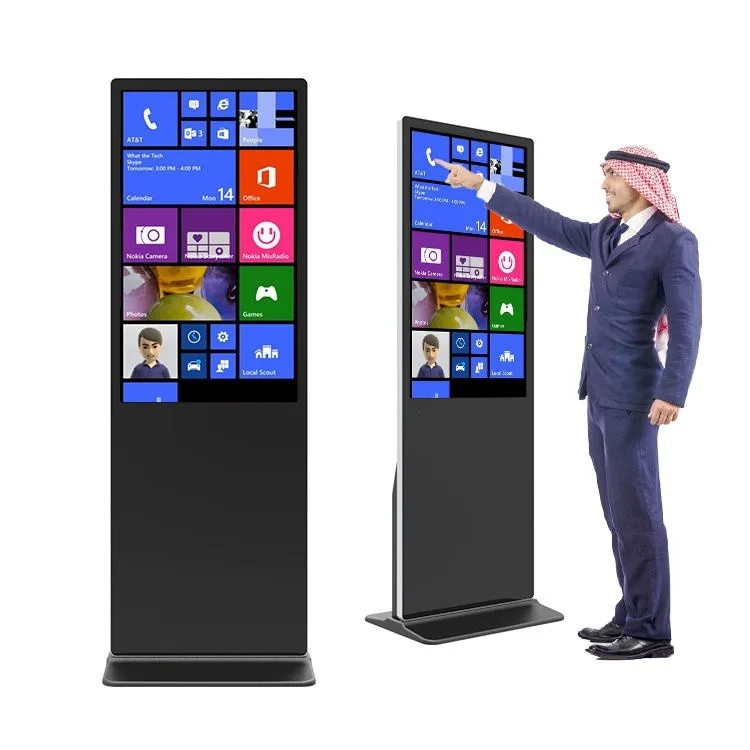65 Inch Floor Standing Digital Signage And Display LCD Digital Signage Display Advertising Equipment Video Player SDK Function