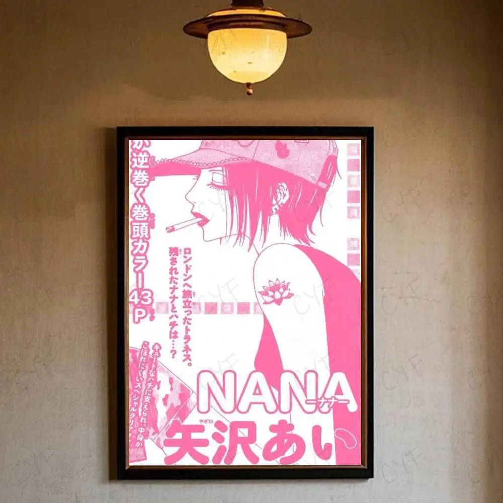 Anime N-Nana Osaki Line Poster Wohnzimmer Wandkunst Garage Raumdekoration – Detail 12