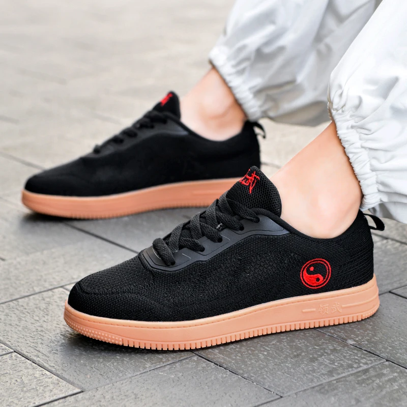 

Lingwu Tai Chi Shoes Summer Breathable Tbottomon Bottom Men's and Women's Tai Chi Practice Shoes Genuine Leather Kung Fu Training Shoes Martial Arts Shoes