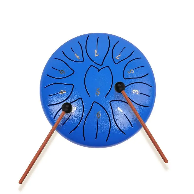 Steel Tongue Rain Drum Outdoor Rain Drum For Children Percussion Instrument With Stable Timbre For Artistic Performance Yoga