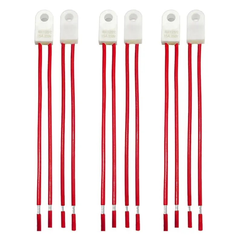 

AU61-For VORON 2.4 For VORON 3D Printer Accessories 6Pcs Hotbed Thermal Fuse 15A Assembly