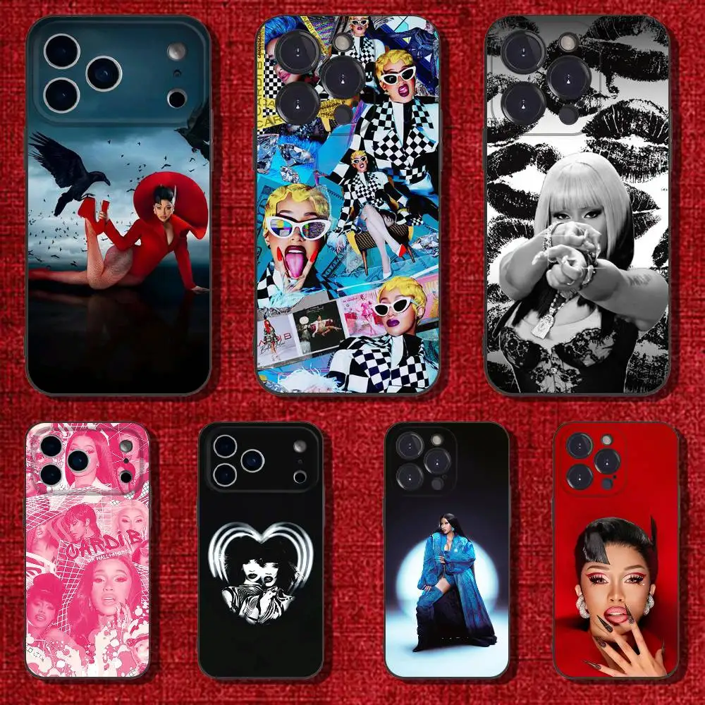 

Cardi B Am I The Drama Phone Case For iPhone 6,17,16,15,14,13,12,11 Plus,Pro Max,XS,X,XR,SE,Mini,8,7,Soft Silicone Black Cover