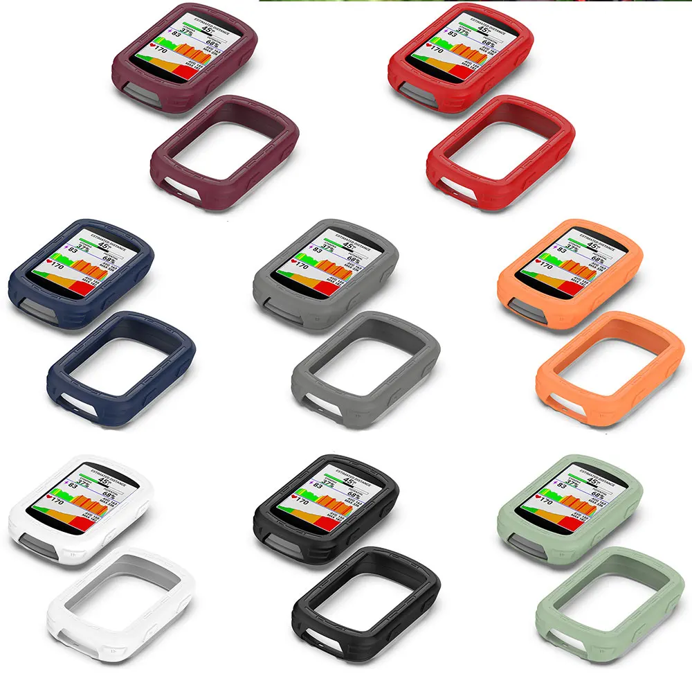 Für Garmin Edge Solar Schutzhülle Abdeckung 3 Stück Glas folien Fahrrad Fahrrad GPS Silikon Shell Protector edge540 edge840 – Detail 5