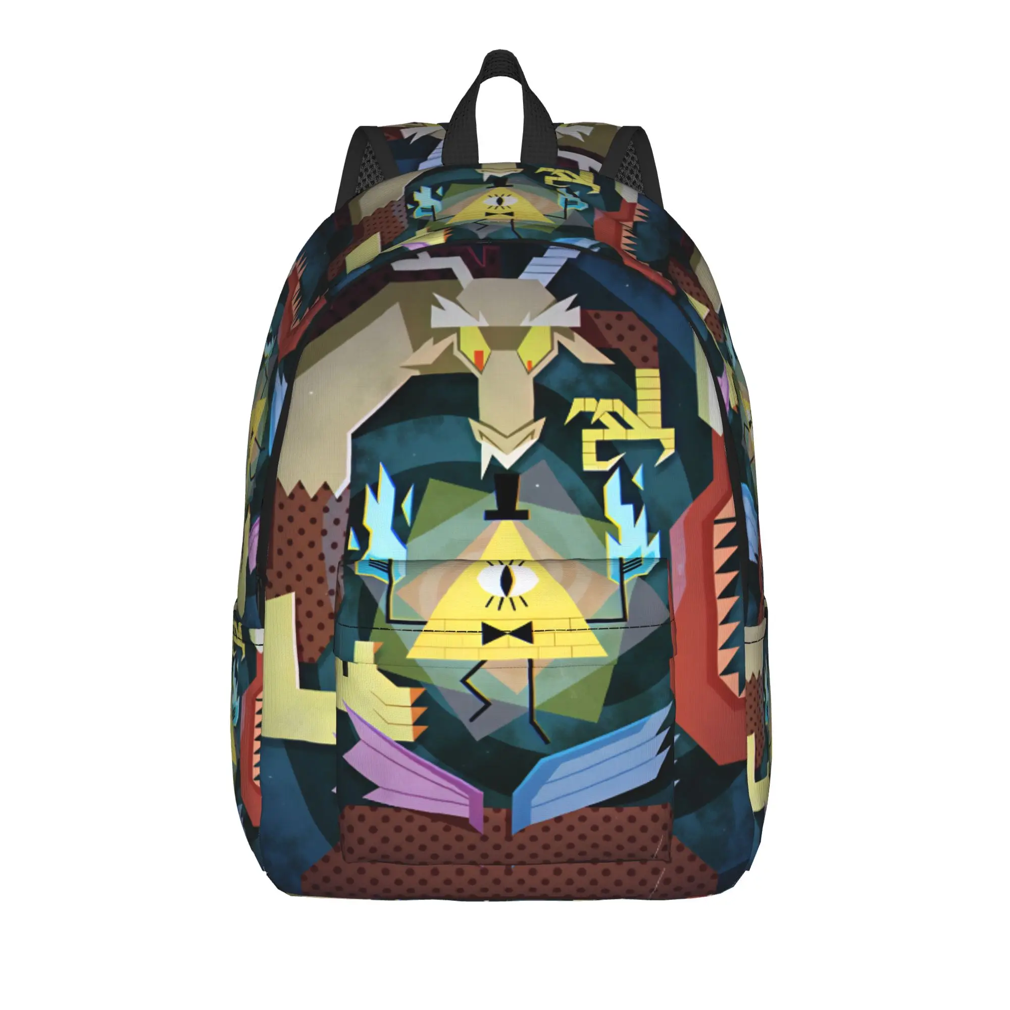 Cartoon G-Gravity Fall Backpack Bill Cipher Trekking Backpacks Female Designer Large School Bags Casual Rucksack