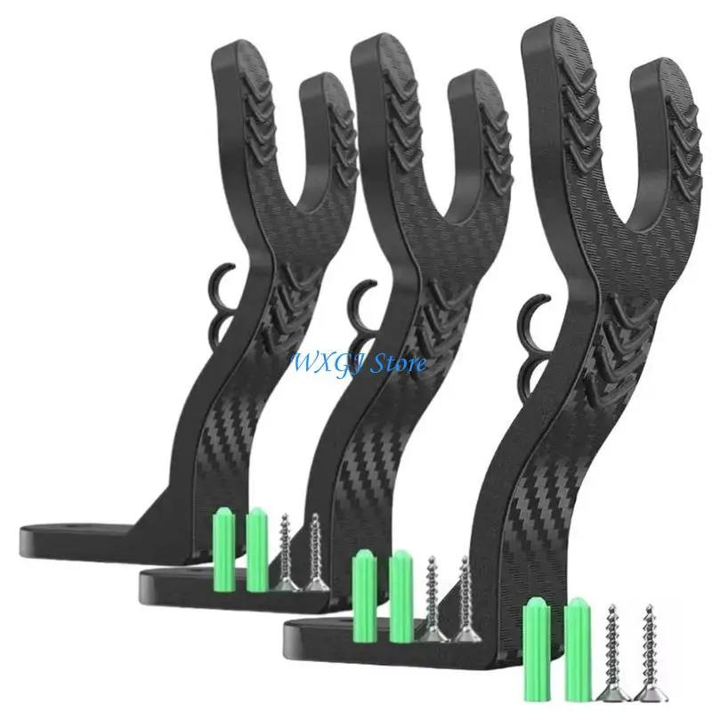 

37JE Wall Hook Holder For Helmets Backpacks Raincoats ABS Design Motorcycle Accessory
