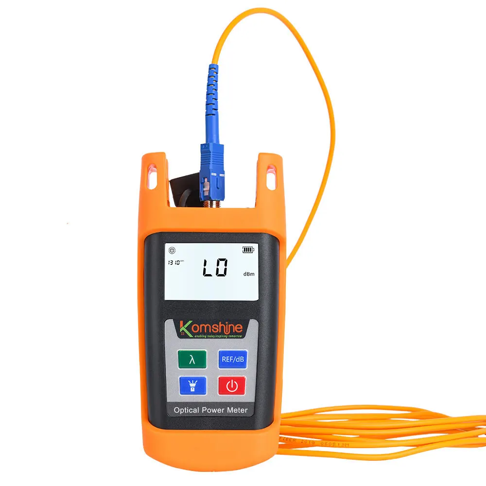 

Used For Optical Fiber Cable Loss MeasurementKPM-25M Fiber Optical Handheld Test Tool Fiber Optic Power Meter KPM-25M OPM Tester