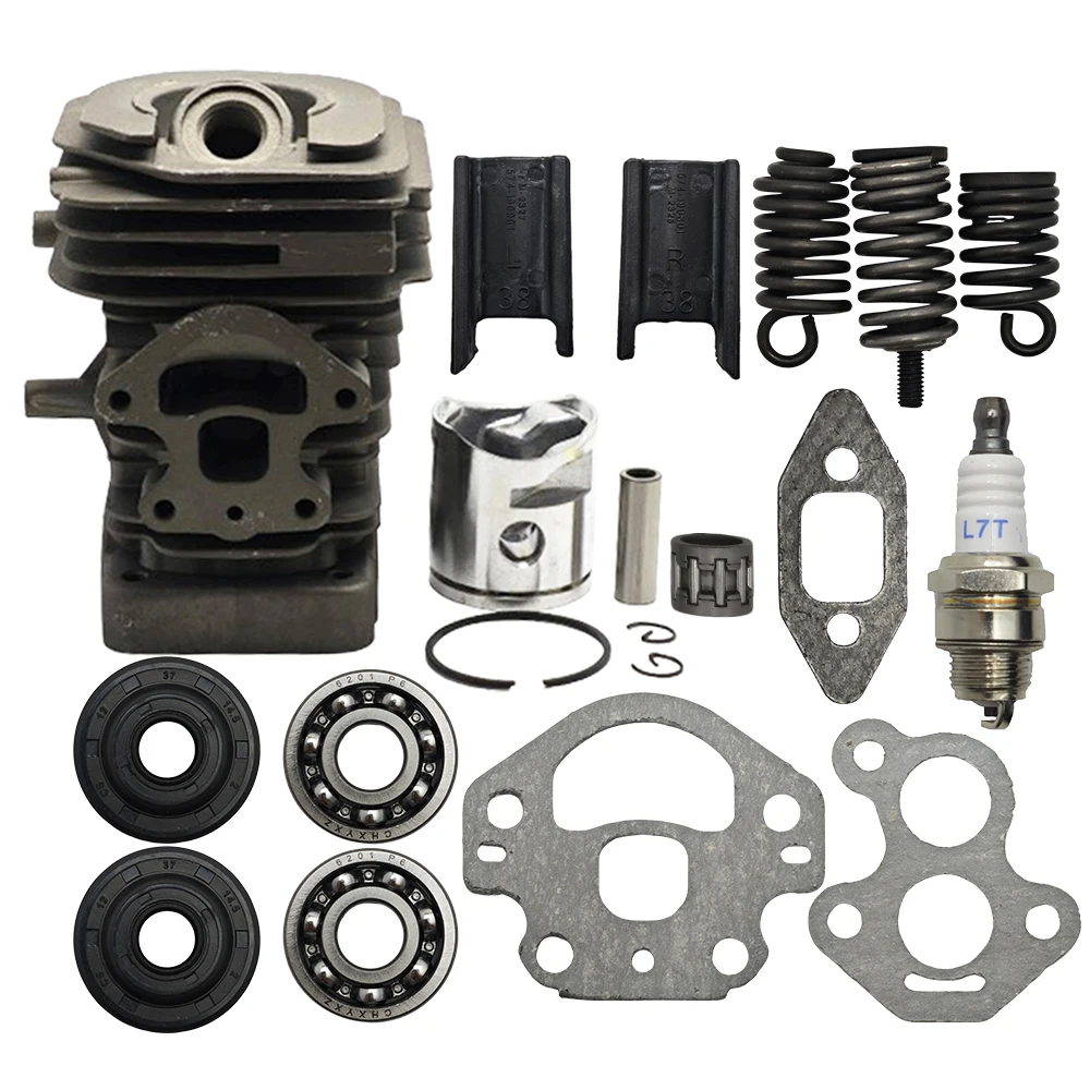 39 مللي متر اسطوانة المكبس مجموعة ل Husqvarna 240 240E 235E 235 236 236E كرنك تحمل ختم مجموعات ربط السيراميك الارضي بالمنشار AV عازلة جبل الربيع #2