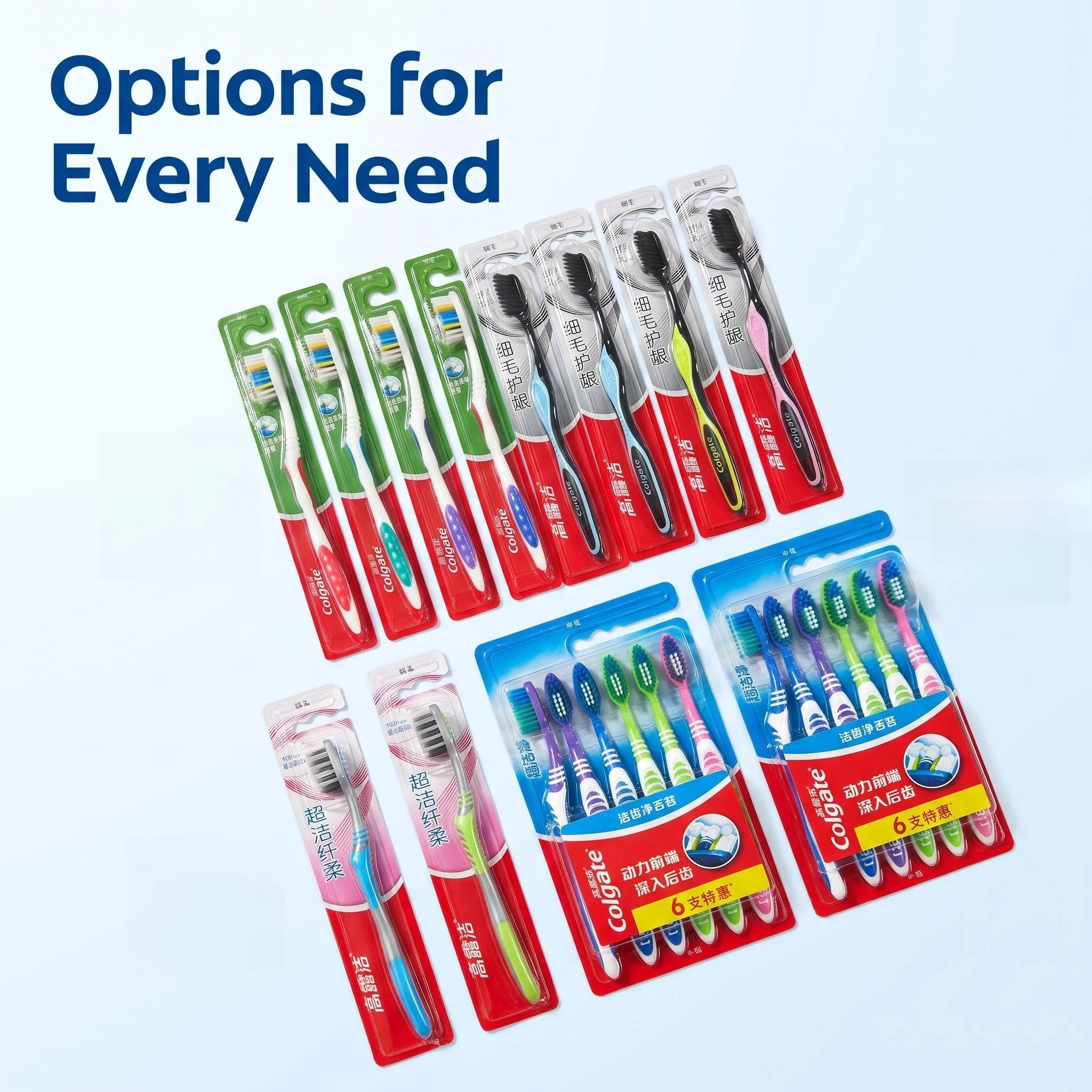 25pcs-colgate-assorted-toothbrushes-gum-protection-family-household-oral-care
