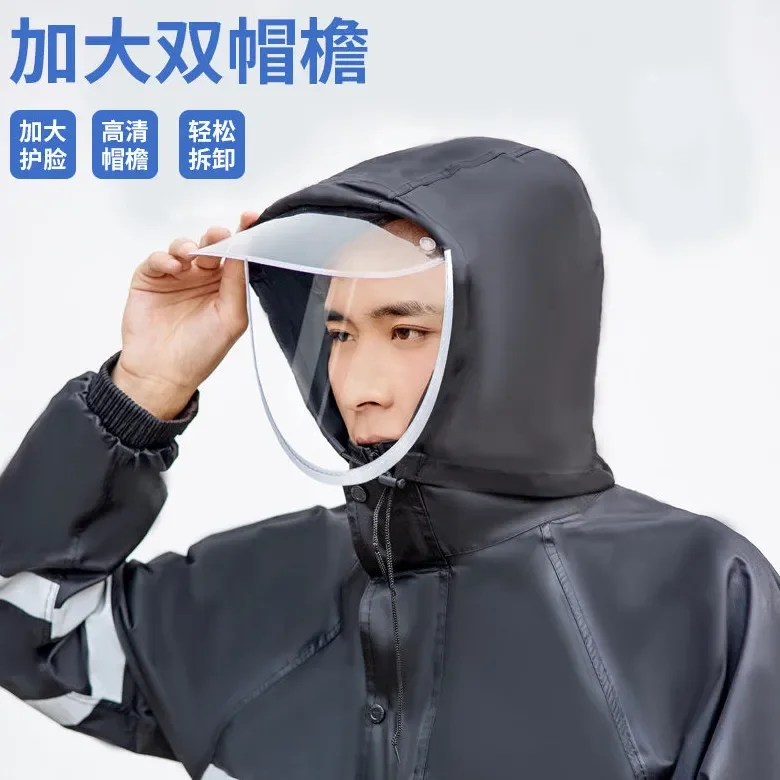 Thicken Adults Raincoat for Men Women Rainstorm Waterproof Rain Coat Outdoor Travel Camping Fishing Rainwear Poncho Suit