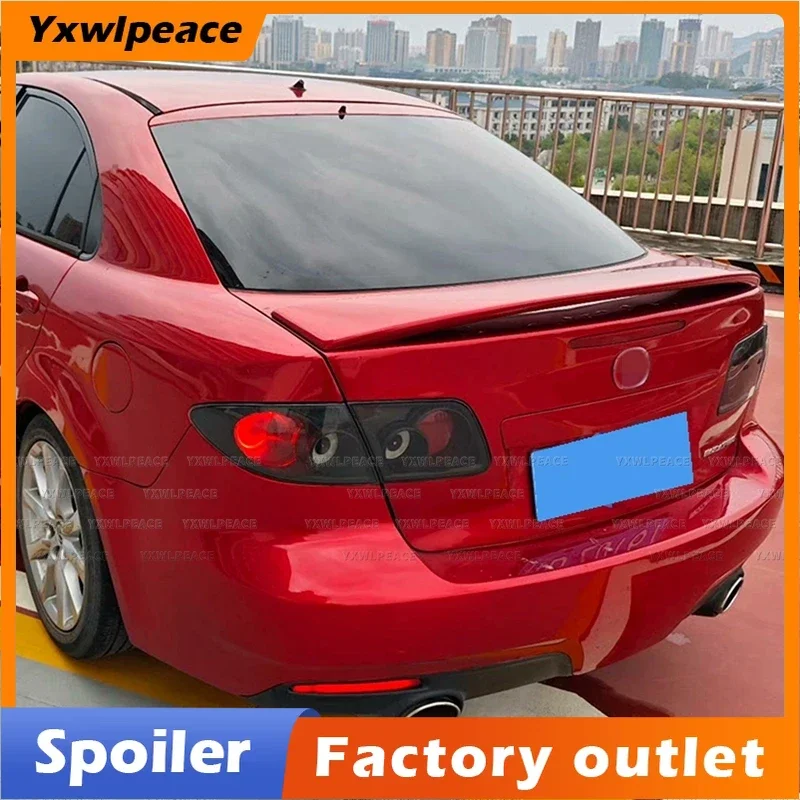

For Mazda 6 2003-2013 High Quality ABS Plastic Material Rear Trunk Lip Spoiler Body Kit Accessories