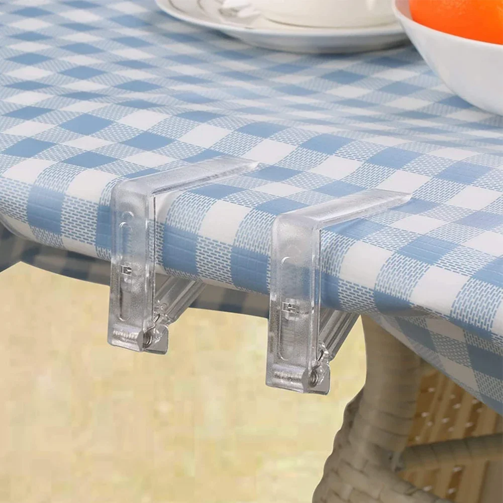 Tool Tablecloth Holder Clips Grips Tablecloth Holder Lightweight Party Table Cloth Clips Transparent All-match