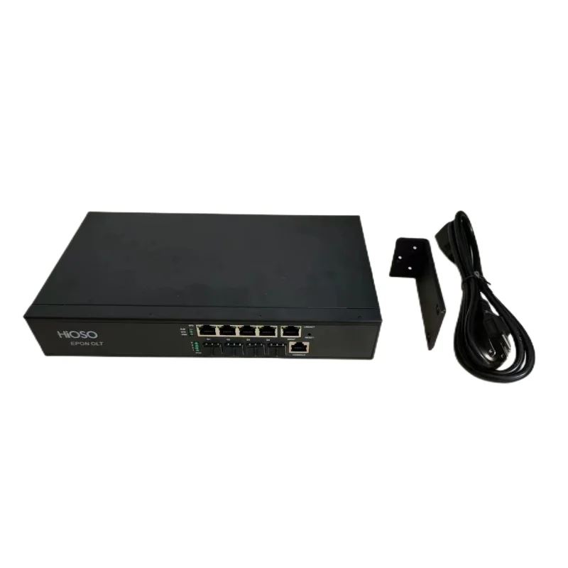 Imagem -03 - Mini Epon Olt Dentro do Poder Compacto Huawei Zte Fibra Casa Xpon Onu Ac100240v Web Snmp Cli Ha7004t