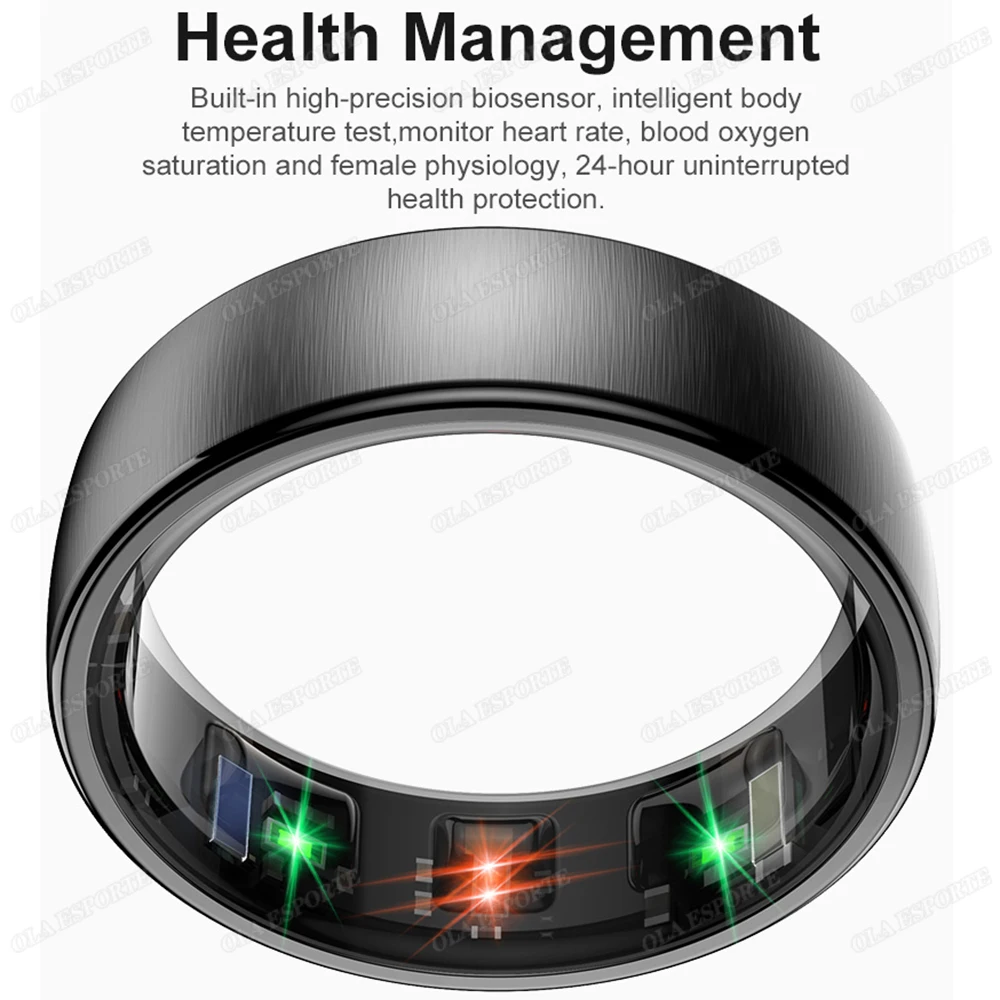 Новое умное кольцо R10 с беспроводной зарядкой, монитор сна, водонепроницаемость 5 АТМ и IP68, умная дорожка в мультиспортивном режиме для мужчин и женщин