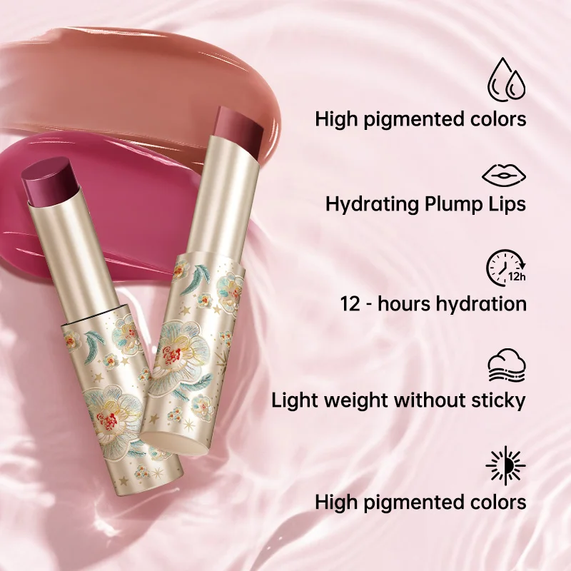 CATKIN GLOSSY LIP BALM Bálsamo labial hidratante en 6 colores vibrantes Hidratar, proteger y calmar