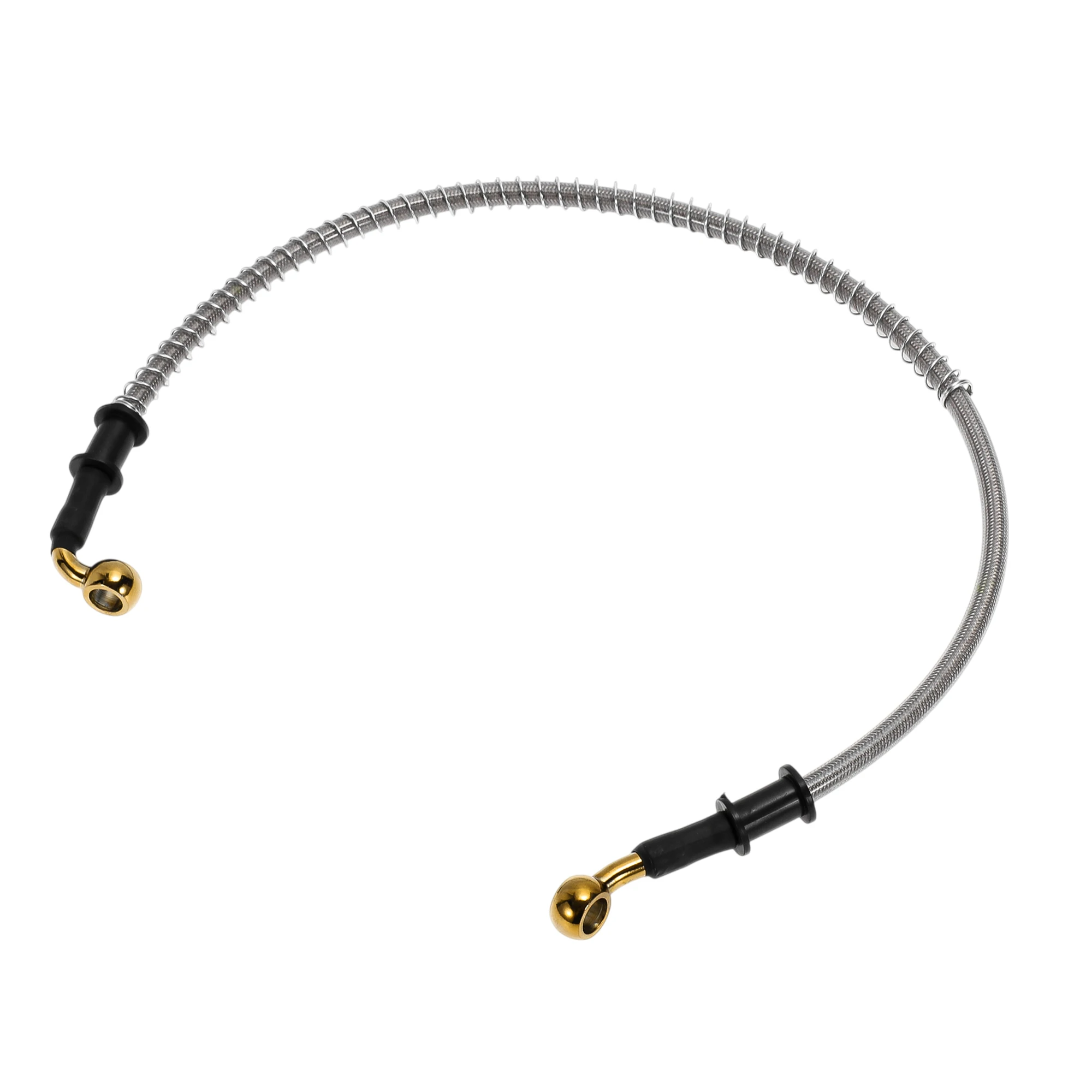 UXCELL 60cm Motorcycle Brake Clutch Oil Hose Line Silver Tone 1 Pc