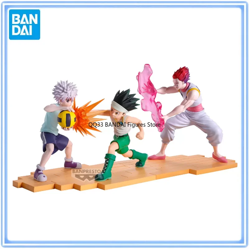 

BANDAI Original HUNTER×HUNTER G.I. Killua Zoldyck Hisoka GON·FREECSS Action Figure Model Hobbies Collectible