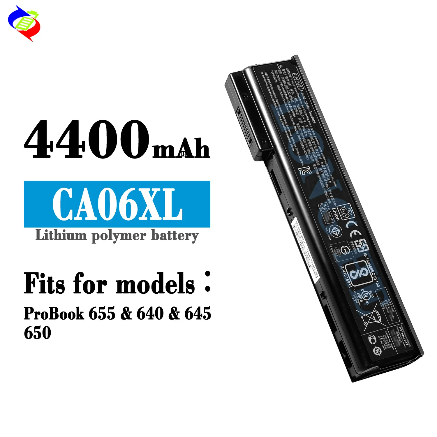 Аккумулятор для ноутбука CA06XL 55Wh для HP ProBook 640 645 650 655 G0 G1 CA09 718677-421 718678-421 HSTNN-DB4Y +инструменты