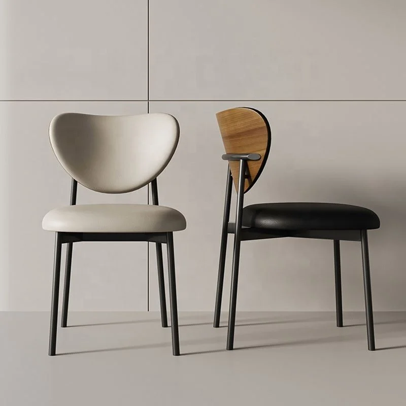 

Новые роскошные обеденные стулья с высококачественным покрытием из микрофибры и карбоновым металлическим каркасом для домашней мебели