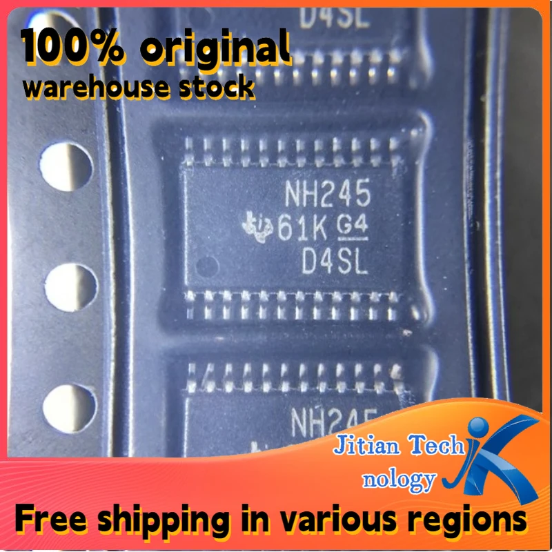 100%Original New in Stock 20PCS SN74LVC8T245PWR logo NH245 TSSOP-24 8-channel dual power supply bus transceiver chip