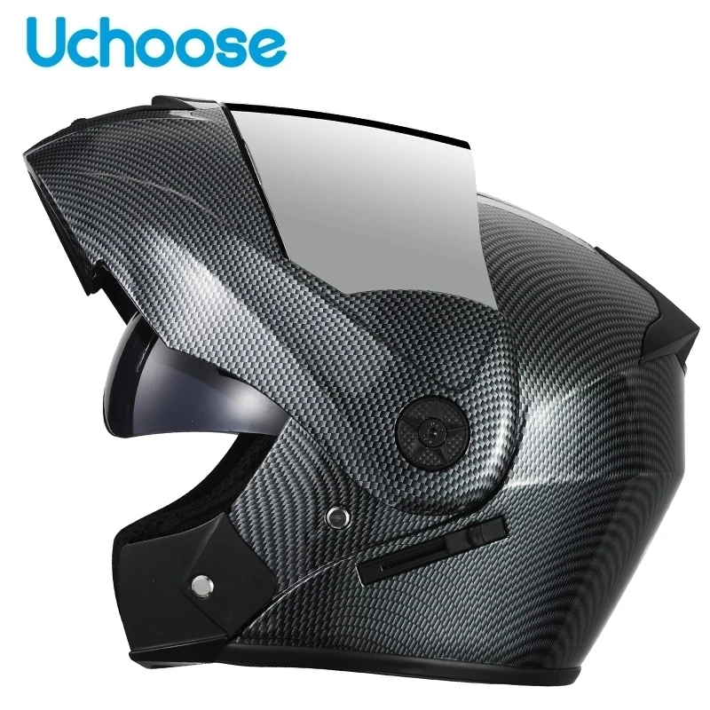 

NEW DOT motorbike helmet Flip Up Motorcycle Helmet Modular Dual Lens Racing ABS Full Face casque moto Safe motocross capacete