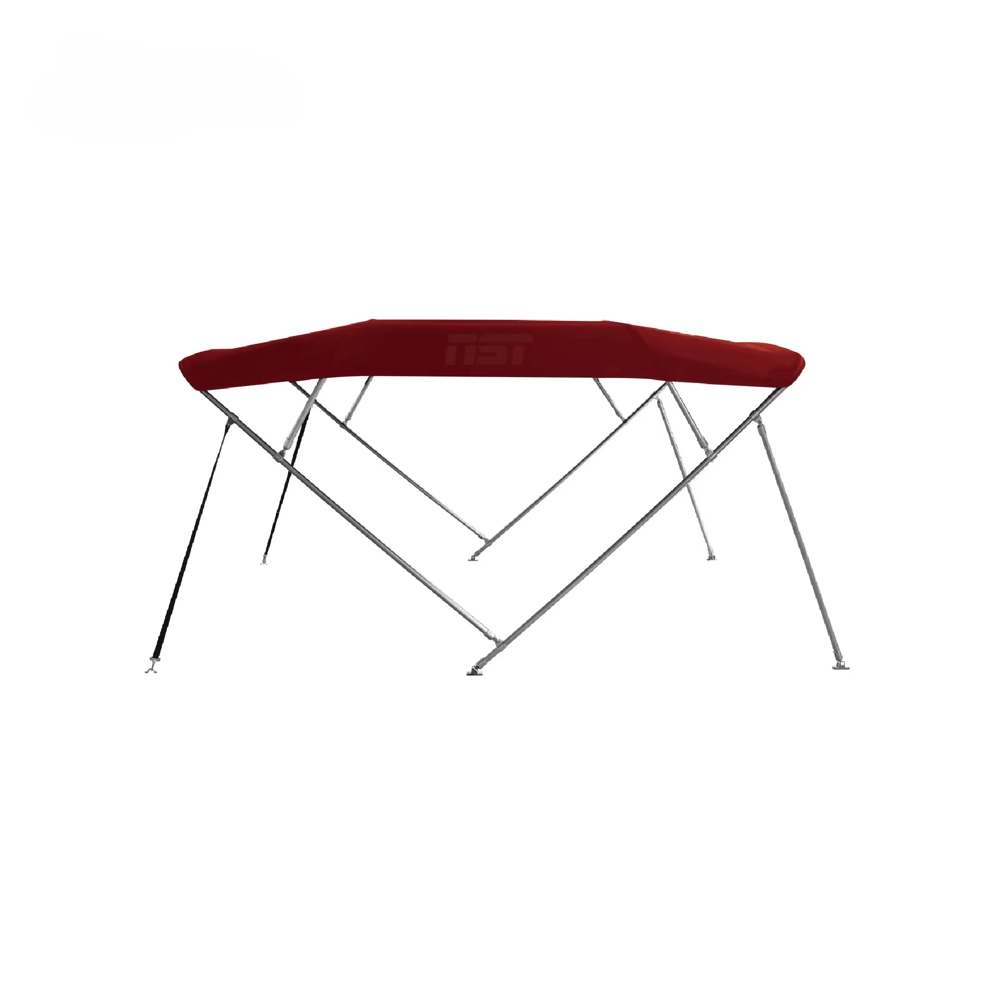 

STTL Top-quality Bow Boat Bimini Top Stainless Steel Frame Waterproof Solution-dyed Marine Canopy