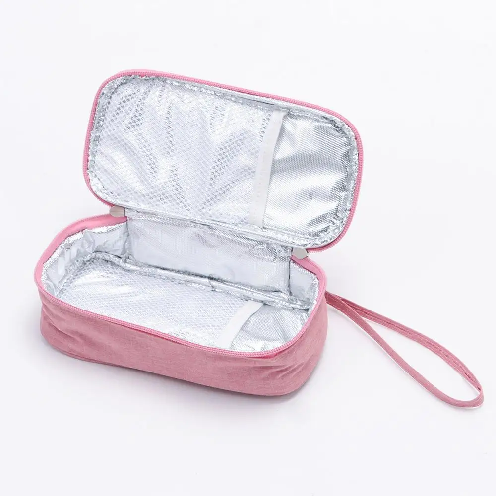 Waterproof without Gel Thermal Insulated Insulin Cooling Bag Medicla Cooler Drug Freezer for Diabetes Pill Protector