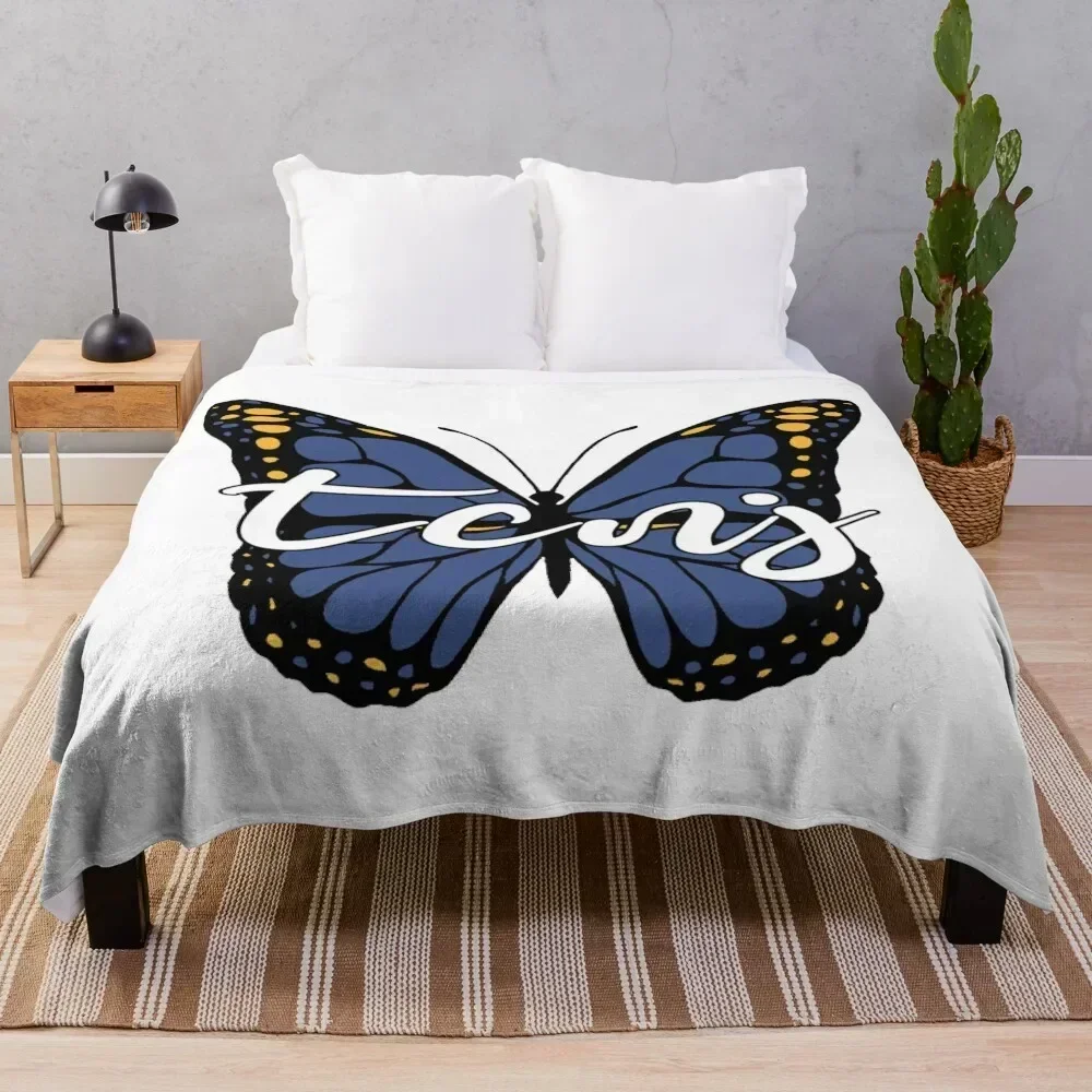 

TCNJ Butterfly Throw Blanket Elegant Warm Throw Blanket for Hotel Home